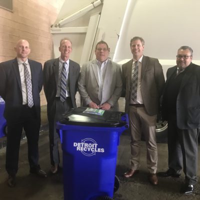 The Recycling Partnership joined Michigan's EGLE, the City of Detroit, and PepsiCo Foundation to announce nearly $1 million in grants for the largest recycling expansion in Detroit’s history