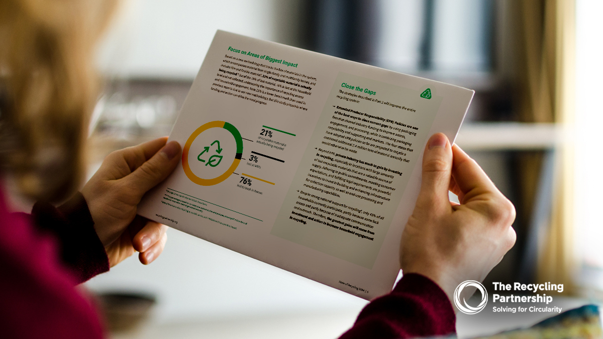 Recycling Program Report Out Report Shows Only 21% of U.S. Residential Recyclables are Captured ...